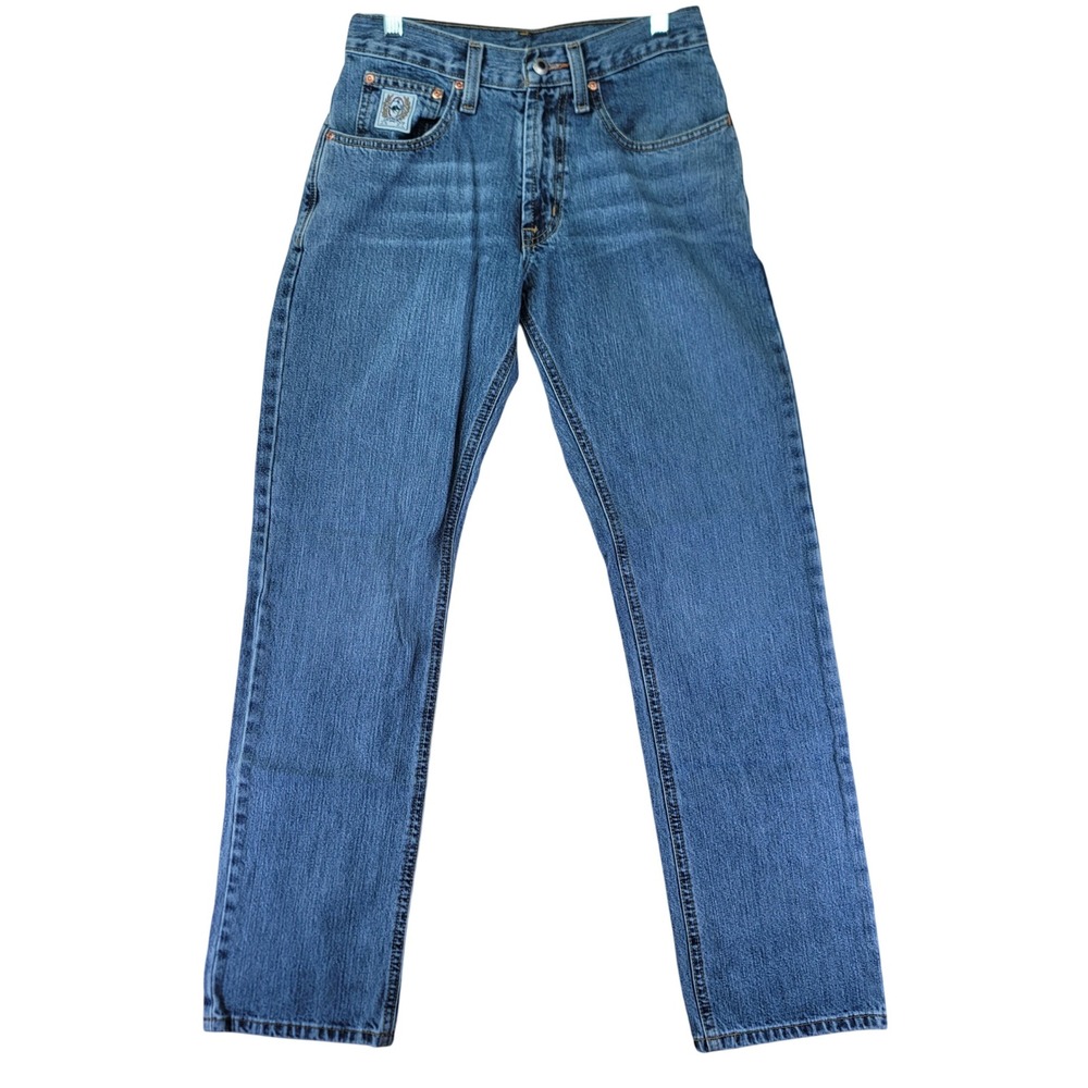 Cinch White Label Jeans Men 28x31 Blue Straight Leg Denim Western Cowboy Rodeo